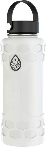Vista 15 de Protector de funda de silicona para maletero con asa, compatible con Hydro Flask de 40 onzas, 32 onzas, 24 onzas, 21 onzas, parachoques protector