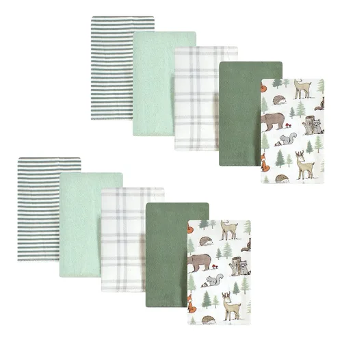Vista 284 de Hudson Baby - Paños unisex de franela de algodón para bebé, avión, talla única