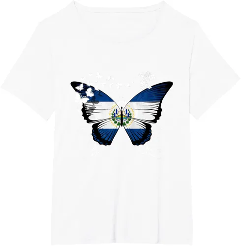 Vista 92 de Camiseta con diseño de bandera de El Salvador