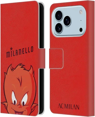 Vista 113 de Head Case Designs Officially Licensed AC Milan Dream Big Children Leather Wallet Case Compatible with Apple iPhone 11