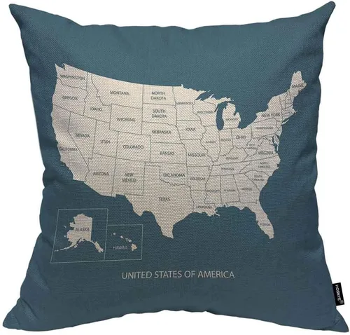 Vista 7 de HOSNYE Funda de almohada decorativa de árboles de abeto y pino 16x16, árboles verdes saludables en un cojín de almohada de abeto antiguo, funda
