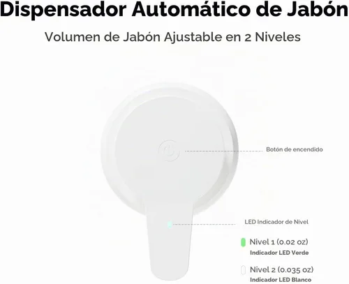 Vista 6 de mooas Happy Buddy Artist Edition Dispensador de jabón automático marfil (Go Fetch!)