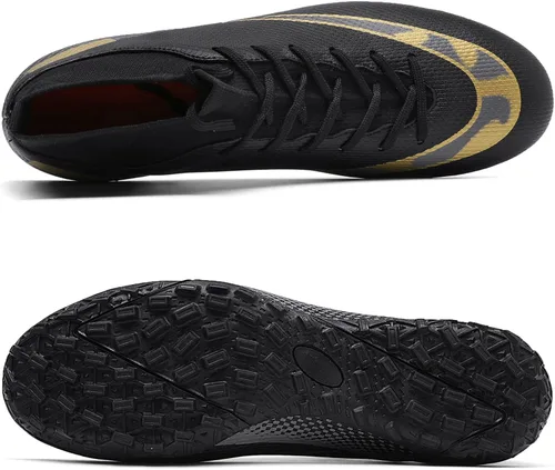 Vista 3 de HaloTeam Zapatos de fútbol para hombre, botas de fútbol profesionales de alta calidad, transpirables, para interiores y exteriores, TFAG