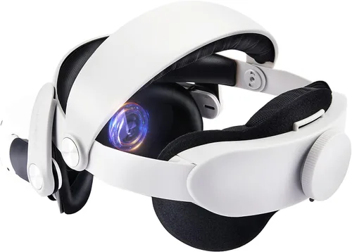 Vista 4 de GOMRVR Aluminum Alloy VR Stand Adjustable Head Strap Accessories Set Compatible with Oculus Quest 2Makes Your VR Headset and Touch Controller