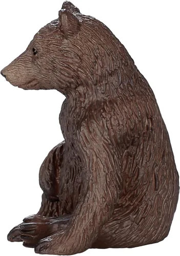 Vista 2 de MOJO - Grizzly Bear Cub Figura de juguete pintada a mano Colección North American Woodland Fiel a la vida y muy detallada Diseñado en Reino