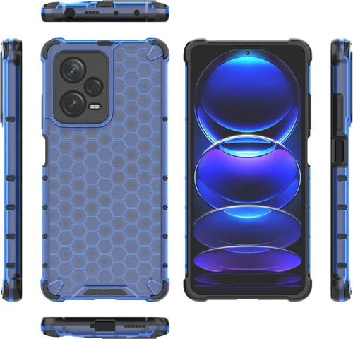 Vista 264 de Pzwoxukhov Funda compatible con Redmi A1, compatible con Redmi A2 Honeycomb Anti-caída Absorción de Golpes Negro