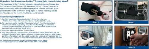 Vista 4 de Aquascape Controlador electrónico de algas IonGen System G2 para características de estanque, jardín y cascada 95027