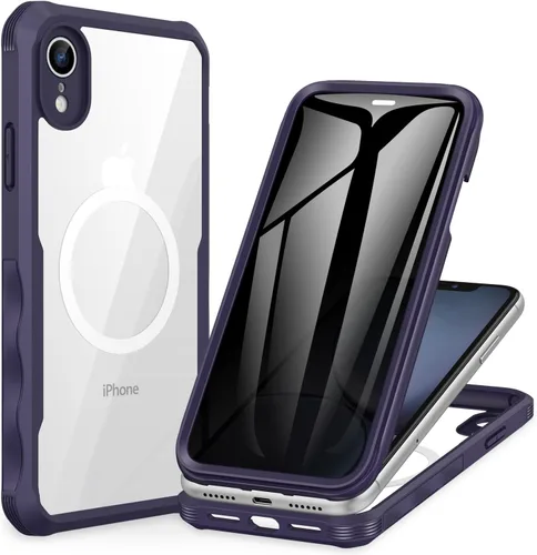 Vista 129 de CENHUFO Funda de privacidad para iPhone 11 Pro, funda de cuerpo completo con protector de pantalla de privacidad de vidrio templado 9H integrado