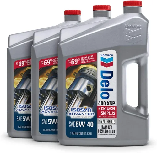 Vista 4 de Delo 39146 400 LE SAE 5W-40 aceite sintético para motor – 1 galón.