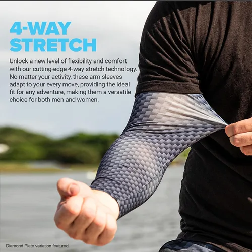 Vista 4 de S A Compression Arm Sleeve UV 30+ Sun Protection, Moisture Wicking, 4-Way Stretch