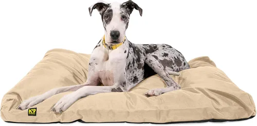 Vista 17 de K9 Ballistics Almohada rectangular resistente para perros medianos, funda extraíble, lavable, duradera y resistente al agua, cama para perro hecha