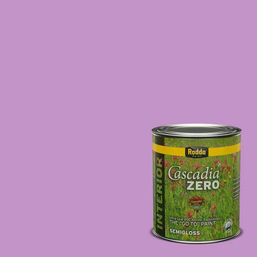 Vista 144 de Rodda Paint CASCADIA ZERO - Pintura plana e imprimación para interiores en uno, cuarto de galón, rosa Mullen