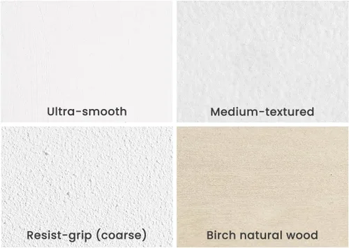 Vista 5 de Da Vinci Pro Panel de madera de abedul de 1-5/8 pulgadas de profundidad, paquete de 4 paneles rectangulares medianos, textura fina, resistente a