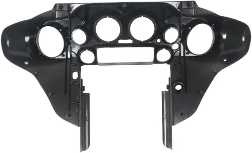 Vista 6 de Carenado interior delantero rojo Batwing compatible con Harley Touring Street Glide Electra Glide FLHT FLHTC 1996-2013