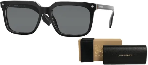 Vista 3 de BURBERRY Carnaby BE4337 Square Sunglasses for Men + BUNDLE With Designer iWear Eyewear Kit