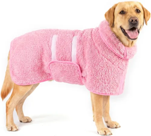 Vista 49 de Bienbee Albornoz para perro, súper absorbente para perros pequeños a Negro