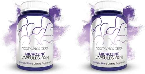 Vista 7 de Nootropics Depot Cápsulas de microzinc 20 mg Suplemento de zinc optimizado 30
