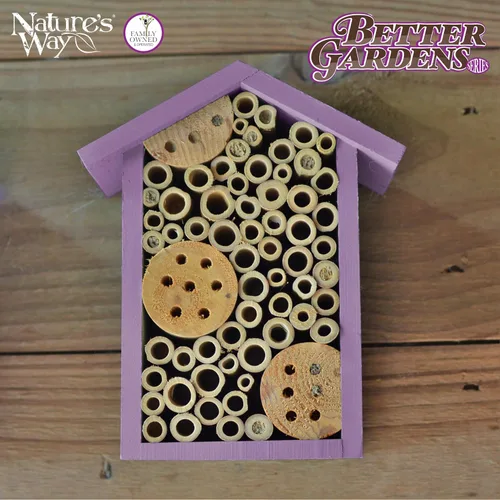 Vista 4 de Nature's Way Productos para Aves PWH1-B Casa de Abeja Púrpura
