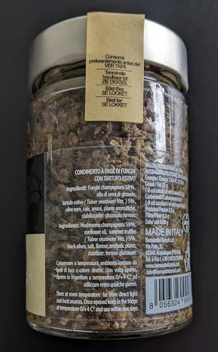 Vista 9 de BERNARDINI TARTUFI Tartufata Champiñones Trufas y Aceitunas 6.5oz