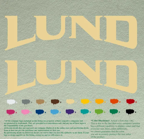 Vista 17 de Pair Lund - Calcomanías de vinilo de repuesto compatibles con lancha, motor fuera de borda, juego de 2 (12 pulgadas, negro 070)