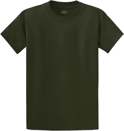 Vista 37 de Joe's USA Playeras pesadas de 6.1 onzas, 100% algodón para hombres en tallas regular, grande y alta Negro azabache