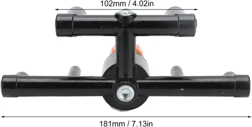 Vista 3 de Pieza de ajuste de válvula reguladora de presión, accesorios de interruptor de compresor de aire, fácil de reemplazar duradero M5 G1/4 G1/8