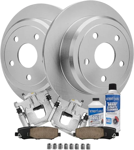 Vista 92 de Detroit Axle - Rotores de freno para Ford Mustang 2015 2016 2017 2018 2019 2020 2021 2022 2023 Rotores de freno de disco 2016 2017 2018 2019