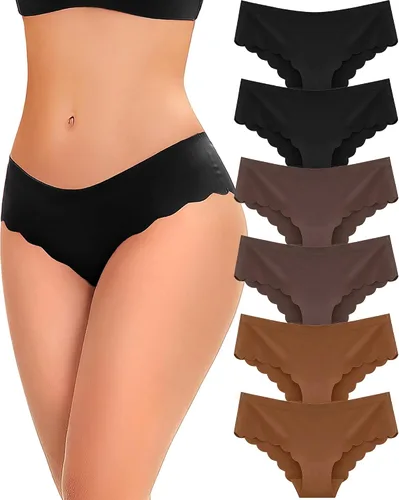 Vista 7 de FINETOO sin costuras para mujer Beige