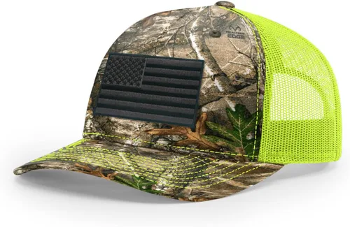 Vista 114 de Joe's USA Richardson 112 - Gorras de camionero con parche gráfico personalizado - Gorras estructuradas de cinco y seis paneles Richardson Premium