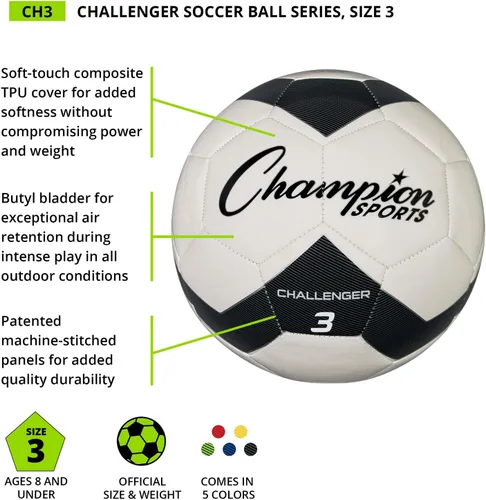 Vista 3 de Champion Sports Balón de fútbol Challenger