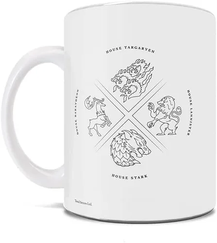 Vista 175 de Trend Setters Friends the Television Show – 25 años – Mercancía oficial – Taza de café o té de cerámica blanca de 11 onzas – perfecta para regalar
