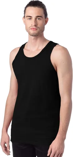 Vista 4 de Hanes Originals Garment Dyed, 100% camisetas de algodón sin mangas para hombres, camisas sin mangas