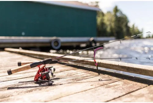 Vista 9 de Ugly Stik Dock Runner - Combo de carrete giratorio y caña de pescar