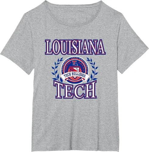 Vista 8 de Louisiana Tech Bulldogs Laurels Logo Officially Licensed T-Shirt