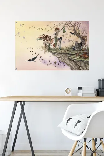 Vista 6 de Trends International Amy Brown - Póster de pared Where The Wind Takes You, 22.37 x 34.00 pulgadas, paquete de póster premium y alfiler