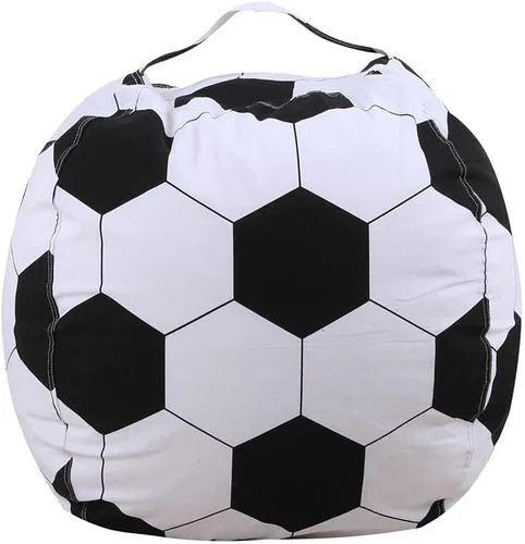 Vista 6 de LMYOVE Funda para silla puf de almacenamiento de animales de peluche para niños, juguetes de peluche organizados para niñas y niños