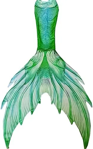 Vista 2 de Fabulosas colas de sirena para adultos, mujeres y hombres, cola de sirena, sin voltear, disfraces de playa, vestido de sirena