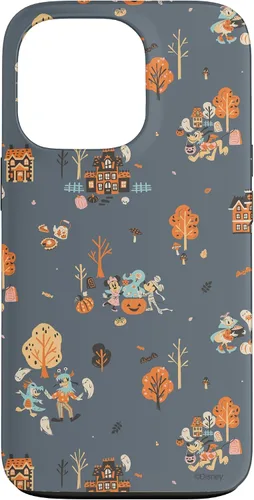 Vista 10 de iPhone 16 Disney Mickey Mouse & Pals Spooky Cute Halloween Scenes Case