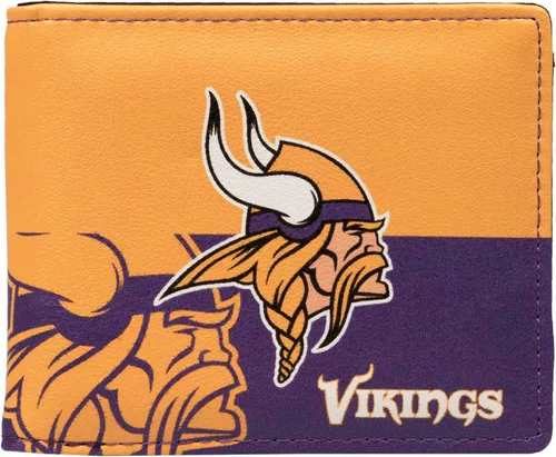Vista 3 de Littlearth NFL Miami Dolphins Bi-Fold Wallet, Team Color, 4” x 5" x 1