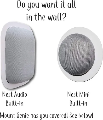 Vista 7 de Mount Genie Soporte de pared simple integrado para Google Nest Hub Gen 1 [no es compatible con 2021 Gen 2]: el centro de comando perfecto