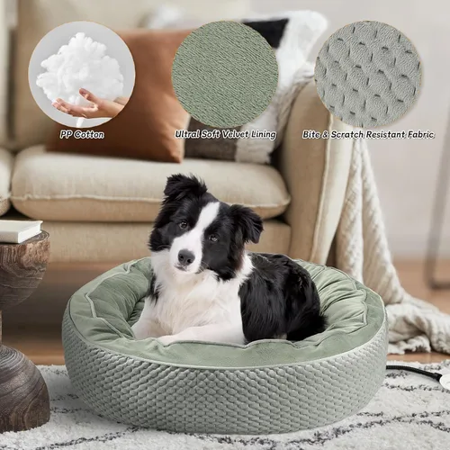 Vista 6 de Cama térmica para gatos y cachorros - Calentador eléctrico con calentador extraíble e impermeable, lavable, temporizador y temperatura ajustables