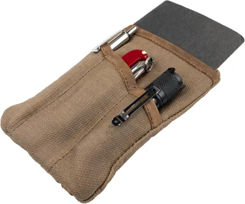 Vista 14 de Hide & Drink, Estuche de bolsillo multiherramientas, Bolsa compacta multiusos con cremallera para artículos de diario (EDC), Mini estuche