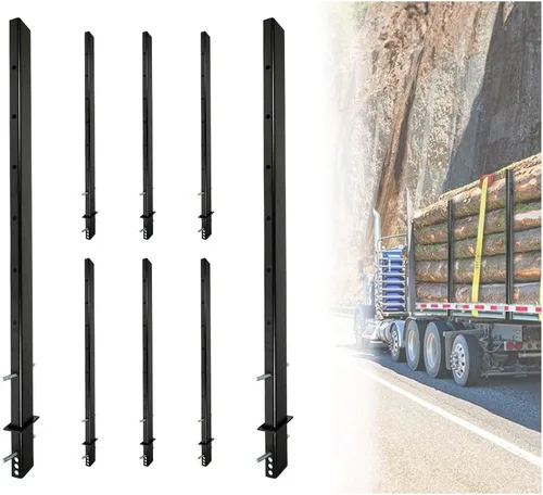 Vista 11 de Mytee Products Estaca de tubo ajustable de canal C de 54 "para transportador de remolque de plataforma plana