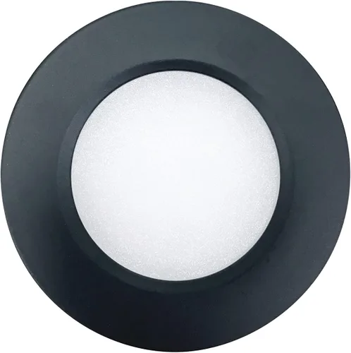 Vista 2 de Nora NMP2-LED27B Josh - Lámpara de disco LED de 24 V, empotrada o montada en superficie (negro, 2700 K)