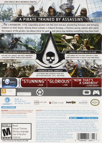 Vista 2 de Assassin's Creed IV Black Flag - Nintendo Wii U
