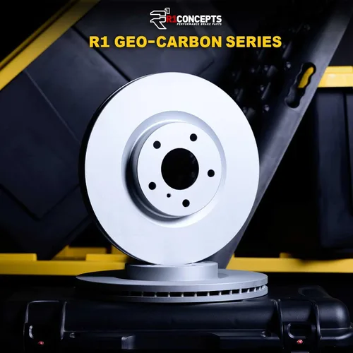 Vista 3 de R1 Concepts Kit de rotor de freno trasero Rotores de freno, disco de freno, compatible con Volvo XC40, XC90 2016-2022