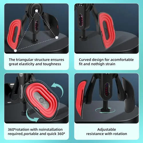Vista 2 de Kegel Exerciser for Men & Women ,360°Pelvic Floor Exercise Devices ,10-135 lbs Adjustable Resistanceise Thigh Trainer Exercise Thigh Adductor