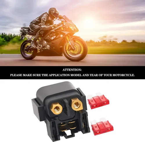 Vista 7 de Road Passion Relé solenoide de arranque para Yamaha YFZ450 YFZ45 2004-2008 XVS650 V-Star 1998-2009/ Rhino 450 YXR450 2006 Rhino 660 YXR660 2004-2006