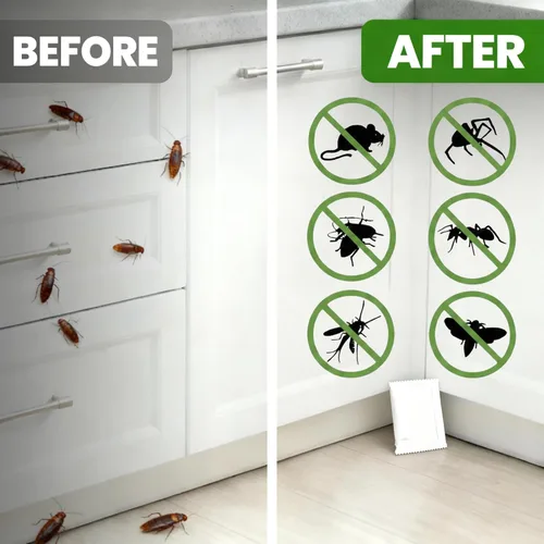 Vista 2 de ECO Defense Bolsas para control de pestes – Natural – Ahuyenta roedores, arañas, cucarachas, hormigas, polillas y otras plagas – paquete de 12