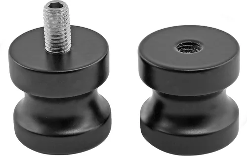 Vista 4 de Juego de 2 pomos de puerta de cristal de ducha de doble cara, color negro Aleación de aluminio macizo, espalda con espalda, perilla de puerta